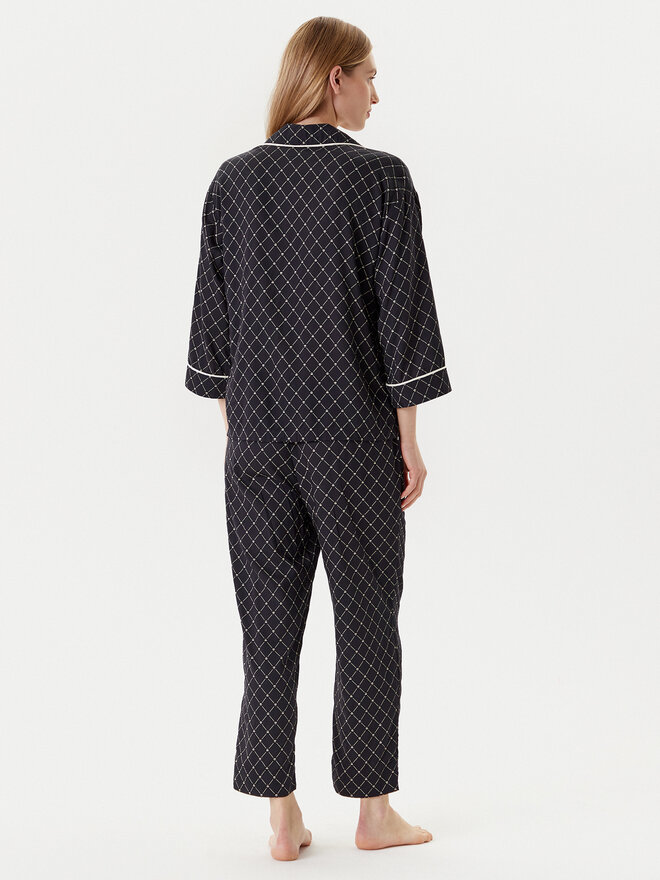 United Colors Of Benetton United Colors Of Benetton Pizsama 4T3U3P00R Fekete Relaxed Fit