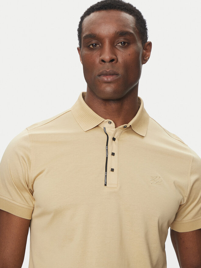 KARL LAGERFELD KARL LAGERFELD Poloshirt 745007 552200 Beige Regular Fit