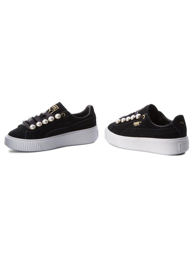 Puma Laisvalaikio batai Puma Suede Platform Bling Wn's 366688 01 Juoda