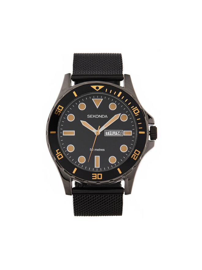 Sekonda Zegarek Sekonda 1872 Czarny