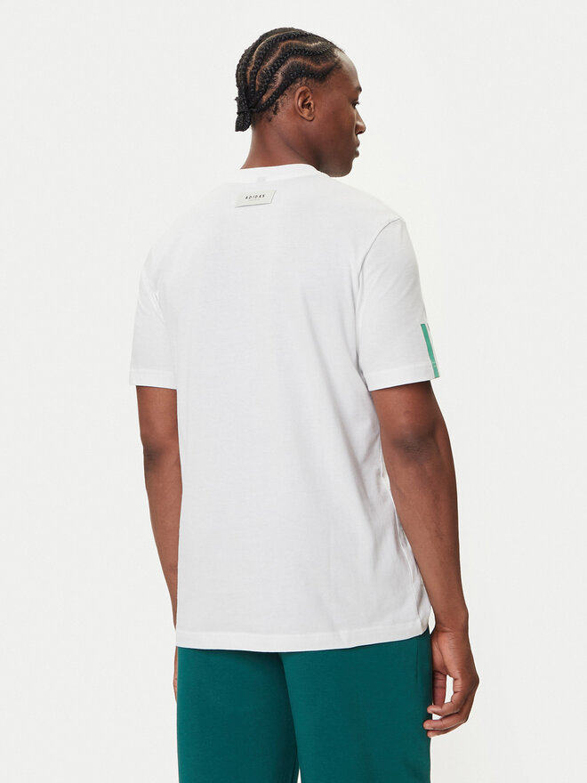 adidas adidas Футболка Stadium Ticket JM6473 Білий Loose Fit