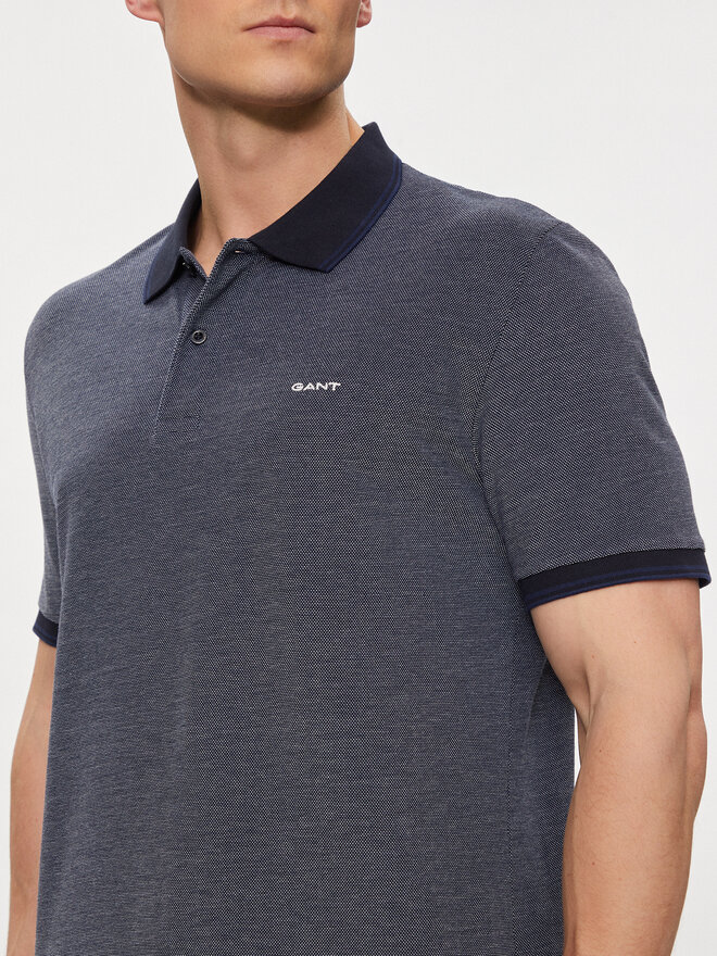 Gant Gant Pólóing Oxford 2057029 Sötétkék Regular Fit