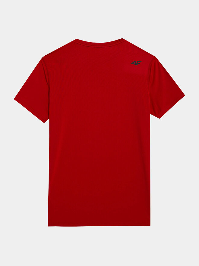 4F 4F Camiseta 4FWSS24TFTSM598 Rojo Regular Fit