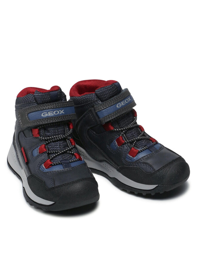 Geox Schnürschuhe Geox J Teram B.B Abx J16AEA 0FEFU C4244 M Dunkelblau
