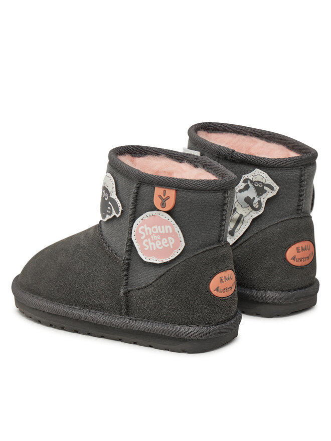 EMU Australia Schneeschuhe EMU Australia Shaun The Sheep Play K13152 Grau