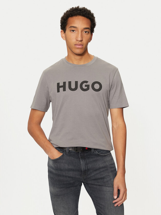 HUGO HUGO Camiseta Dulivio 50467556 Gris Regular Fit