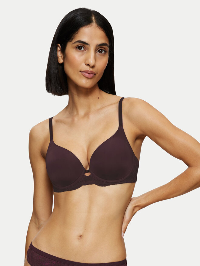 Triumph Triumph Grudnjak sa žicom Amourette Charm 10214459 Tamnocrvena