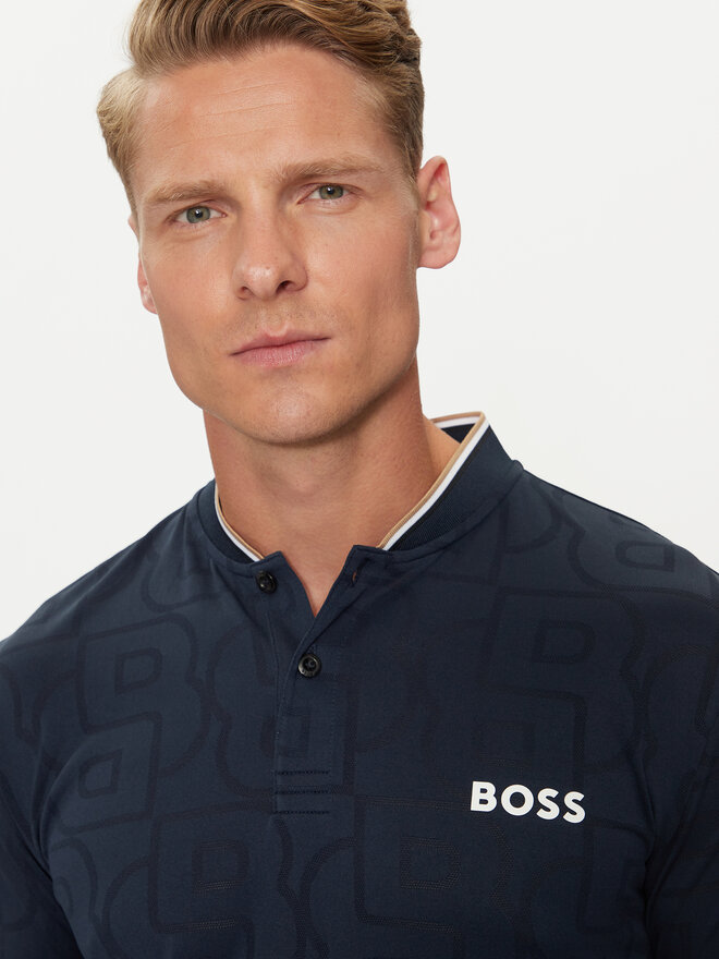 BOSS BOSS Polo Pariq MB 7 50521973 Azul marino Slim Fit