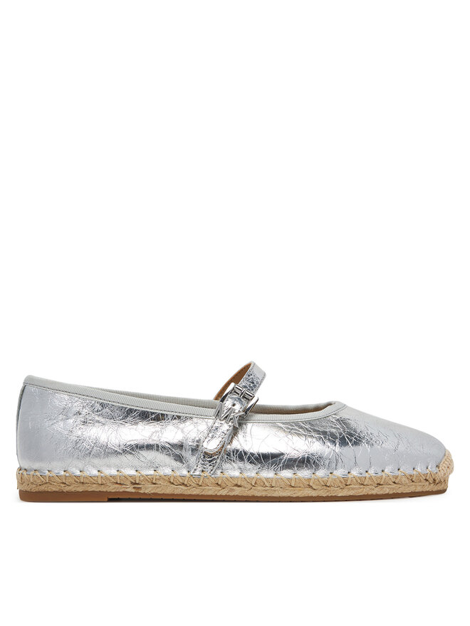 MICHAEL Michael Kors Espadryle MICHAEL Michael Kors Lynn 40S5LYFP2M Srebrny