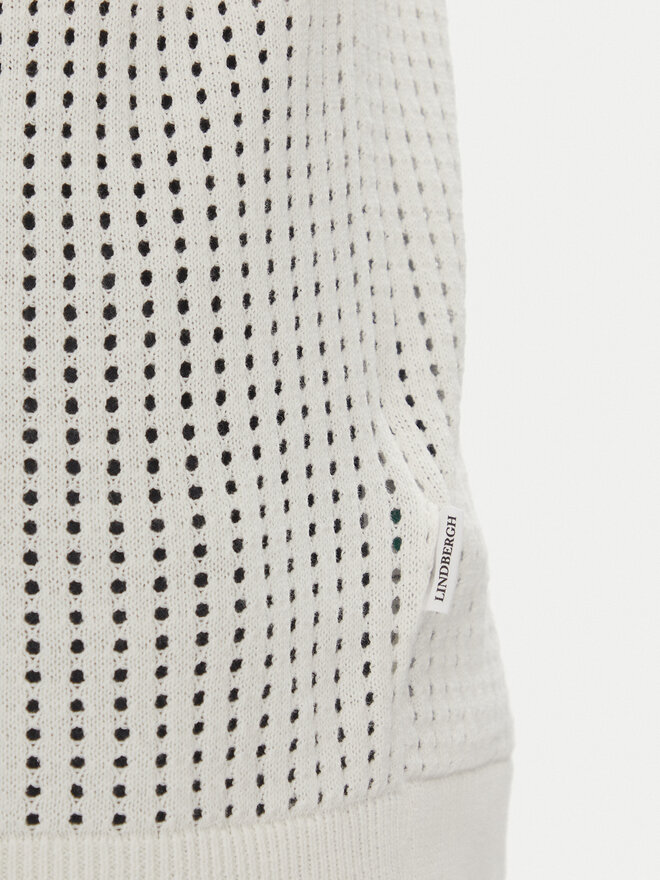 Lindbergh Lindbergh Polo 30-804126 Écru Relaxed Fit