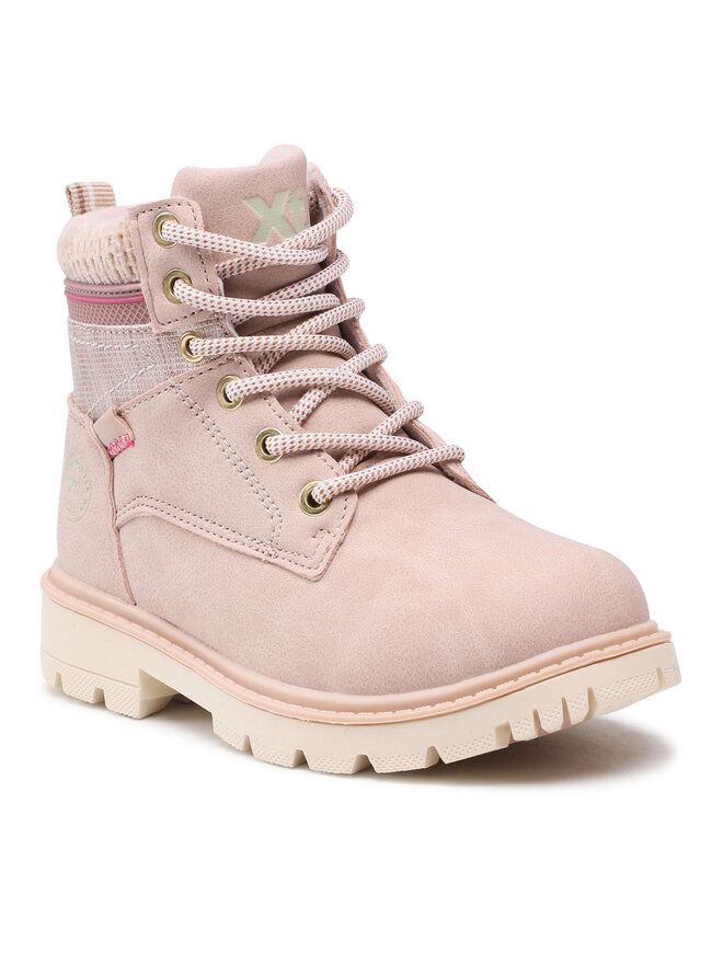 Botas Militares Botines Planos Botas Xti Mujer Rosas Botas Rosas Xti