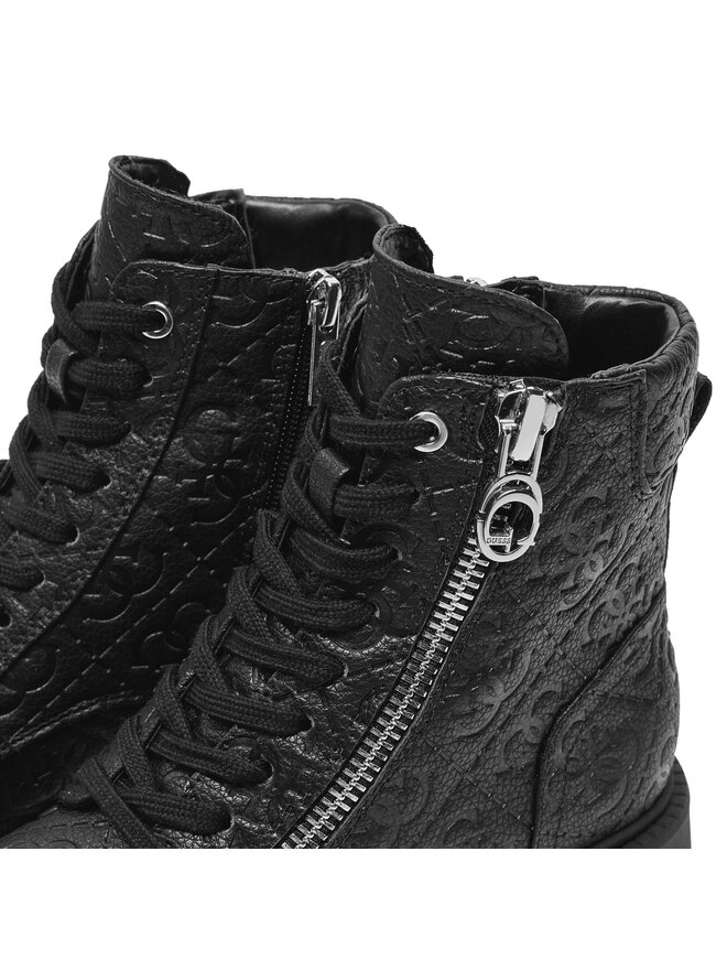 Guess Polokozačky Guess Fiona FLTFIO FAL10 Černá
