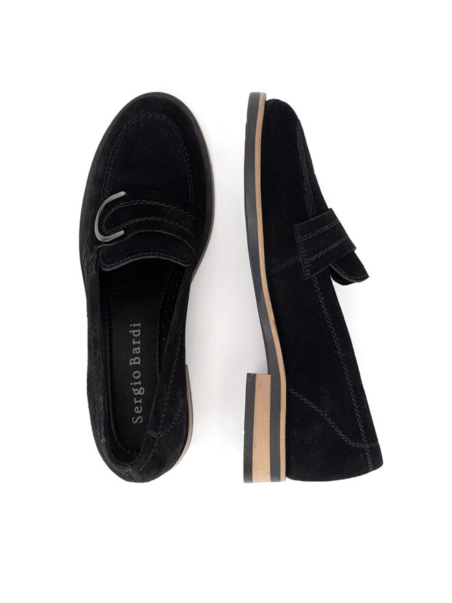 Sergio Bardi Loaferke Sergio Bardi WI23-D1069-01SB Črna