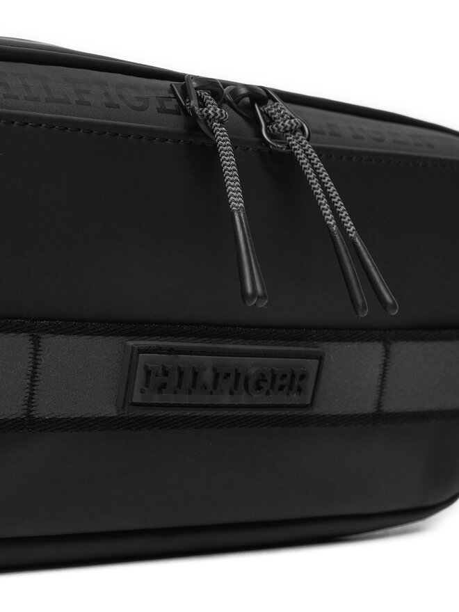 Tommy Hilfiger Smink táska Tommy Hilfiger Monotype AM0AM12785 Fekete