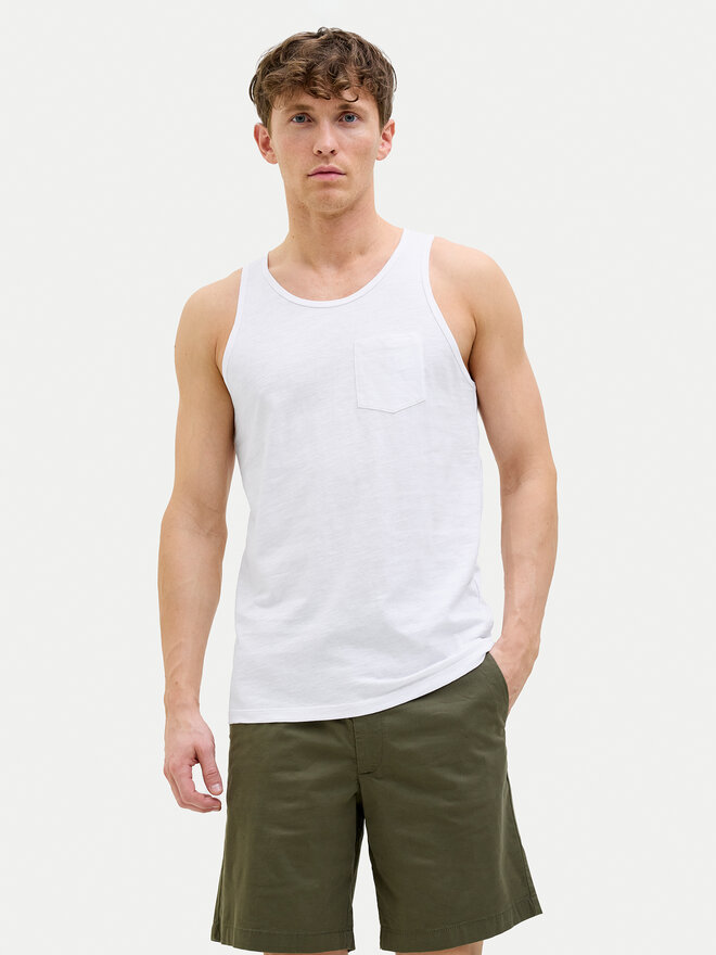 Jack&Jones Jack&Jones Tank top Jake 12270577 Λευκό Regular Fit