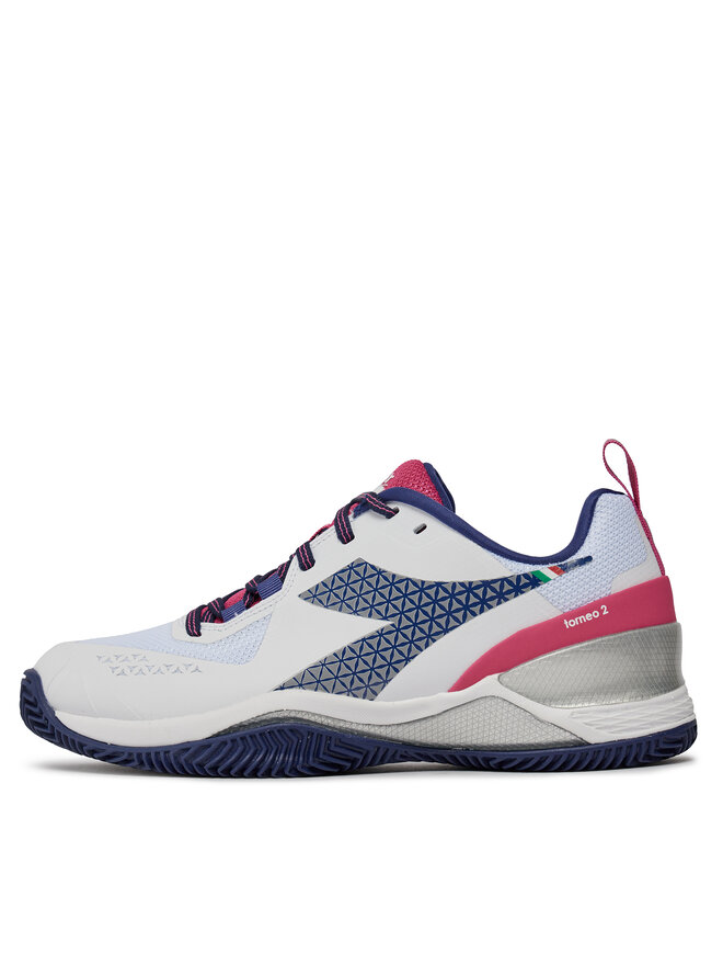 Diadora Tennisschuhe Diadora Blushield Torneo 2 W Clay 101.179505 01 D0257 Weiß