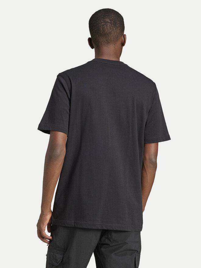 adidas adidas T-Shirt Trefoil Essentials JI8545 Μαύρο Regular Fit