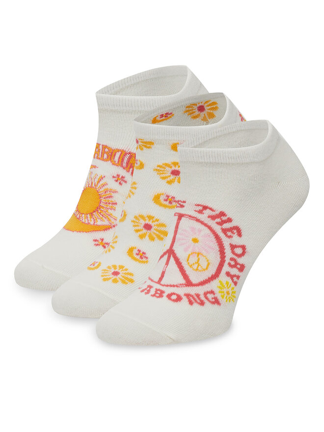Billabong Ponožky Billabong AS_BILLABONG_04S_SS25 (3-PACK) Biela