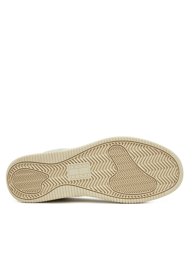 Tommy Jeans Sneakersy Tommy Jeans Tjm Retro Basket Ess EM0EM01395 Écru