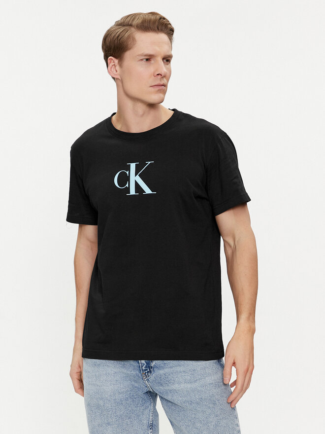 Calvin Klein Swimwear Calvin Klein Swimwear Camiseta KM0KM00971 Negro Regular Fit