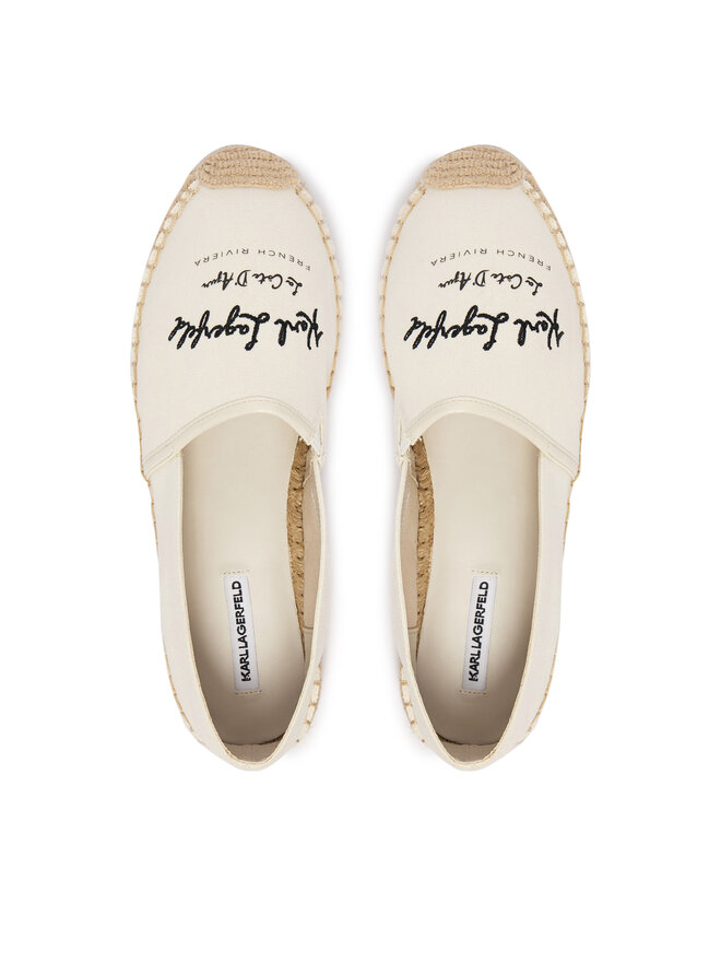 KARL LAGERFELD Espadrilles KARL LAGERFELD KL80110A Écru