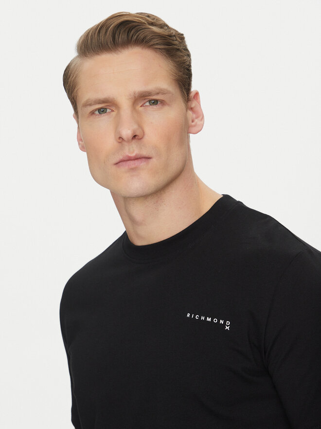 Richmond X Richmond X T-Shirt Alipo UMA24144TS Μαύρο Regular Fit