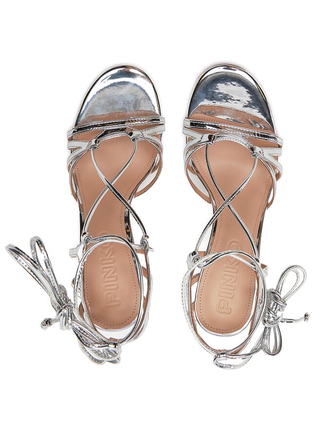 PINKO Sandały PINKO Calila 03 SD0037 E003 Srebrny