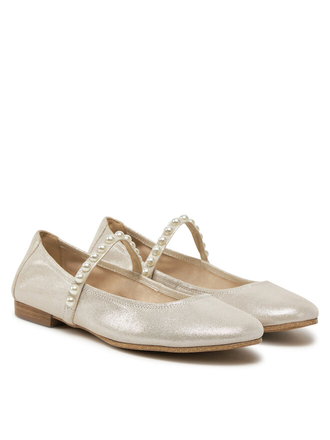 Tamaris Baleriny Tamaris 1-22140-44 Srebrny
