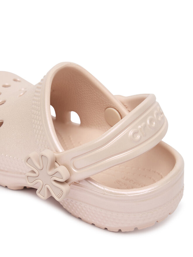 Crocs Pantoletten Crocs Classic Pearl Shine Clog T 212815 Rosa