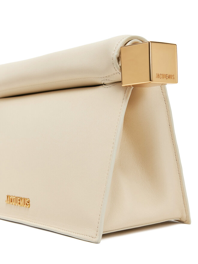 JACQUEMUS Τσάντα JACQUEMUS La Pochette Rond 24E233BA356-3171 Εκρού