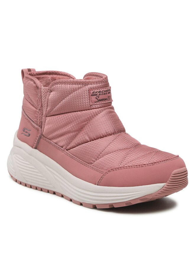 Skechers Polokozačky Skechers Puffiez 117260/ROS Růžová