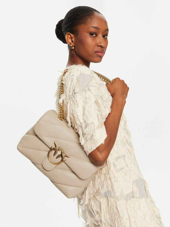 PINKO Ročna torba Pinko Love Puff Classic Cl . AI 24-25 PLTT 100038 A0F2 Bež