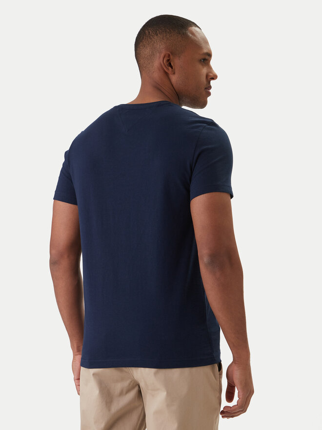 Tommy Hilfiger Tommy Hilfiger T-Shirt Logo MW0MW11797 Dunkelblau Slim Fit
