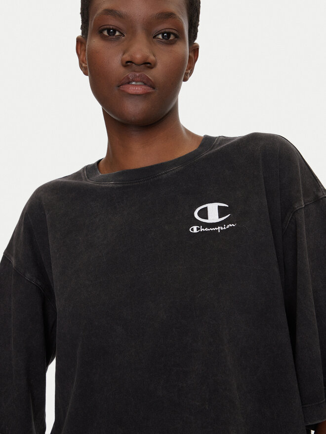 Champion Champion Marškinėliai 118023 Juoda Relaxed Fit