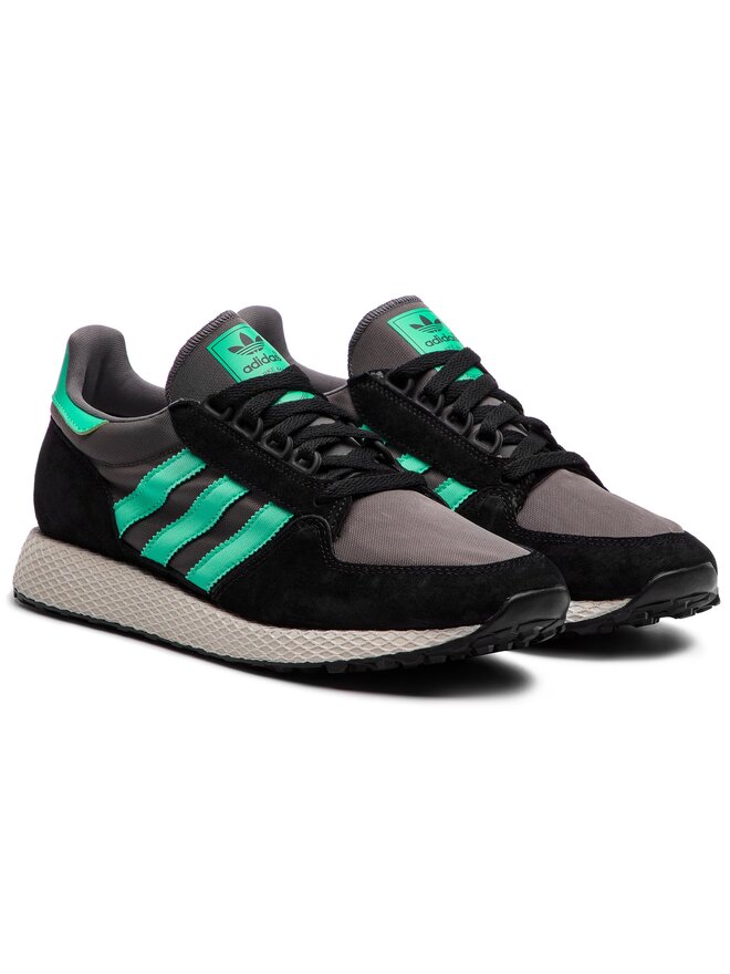 Adidas originals forest grove trainers black clearance
