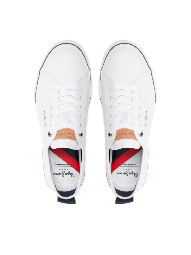 Pepe Jeans Tenisky Pepe Jeans Kenton Smart 22 PMS30811 Bílá
