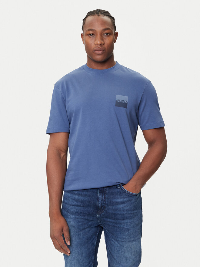 HUGO HUGO Camiseta Dusplito 50542816 Azul Relaxed Fit