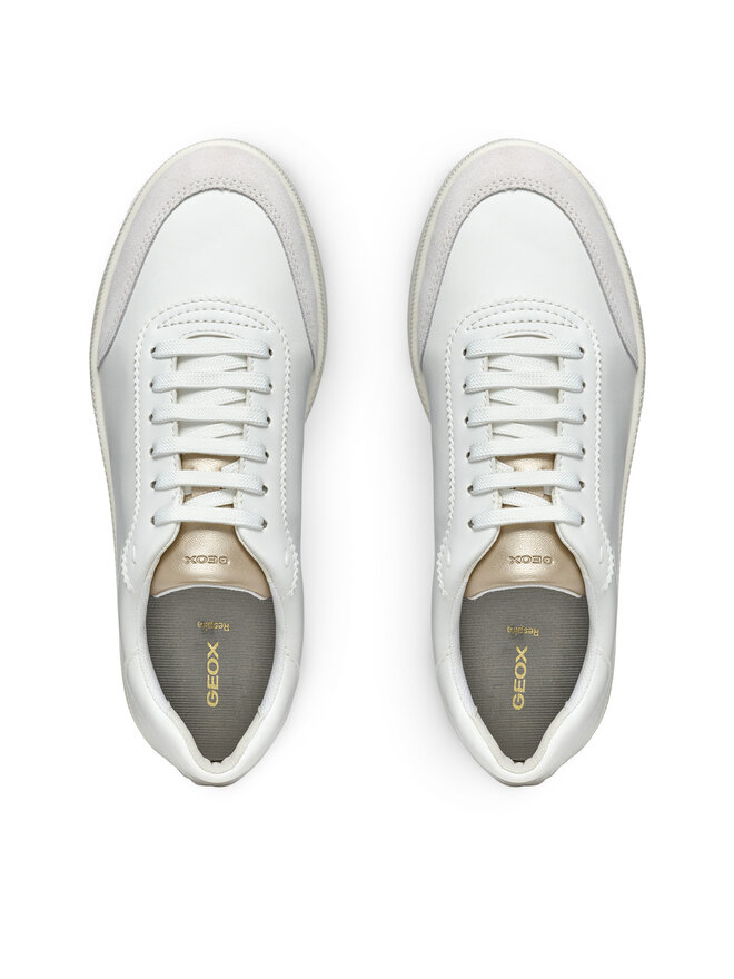 Geox Sneakers Geox D55UGA 05422 C1000 Alb