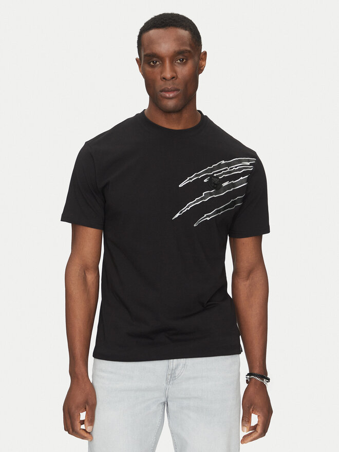 Plein Sport Plein Sport T-Shirt SAEC MTK8019 STE001N Μαύρο Regular Fit