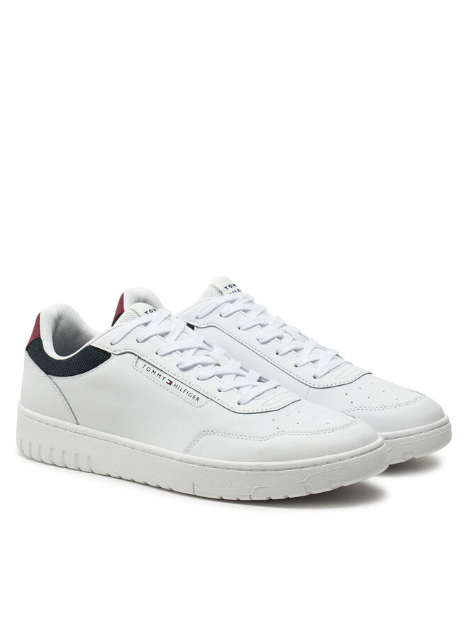Tommy Hilfiger Αθλητικά Tommy Hilfiger Th Basket Core Lite Lth FM0FM05369 Λευκό