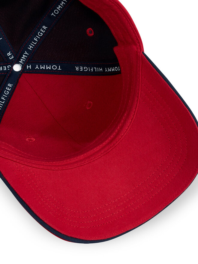 Tommy Hilfiger Cappellino Tommy Hilfiger Th Corp Flannel 6 Panel Cap AM0AM13164 Rosso