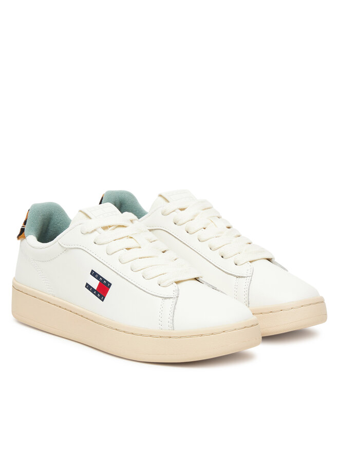 Tommy Jeans Снікерcи Tommy Jeans Archive '98 Leopard EN0EN02909 Білий