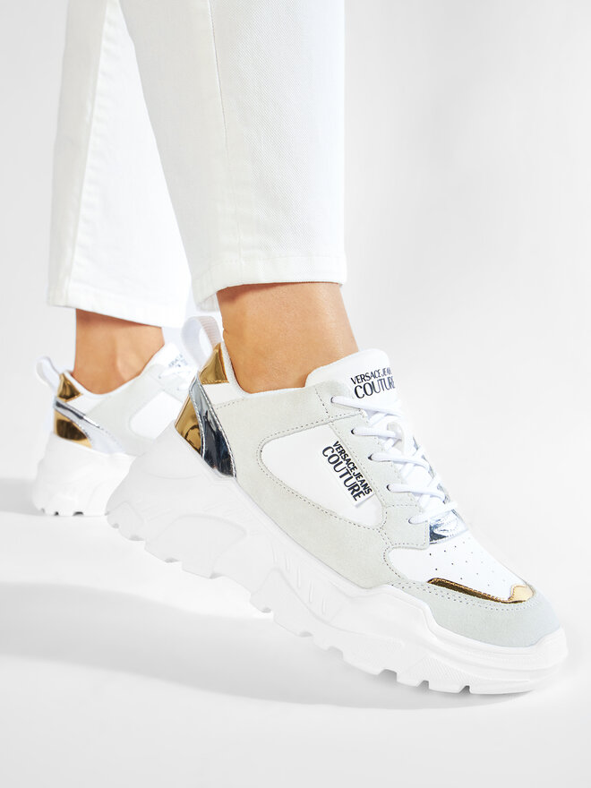 Versace Jeans Couture Снікерcи Versace Jeans Couture 71VA3SC2 Білий