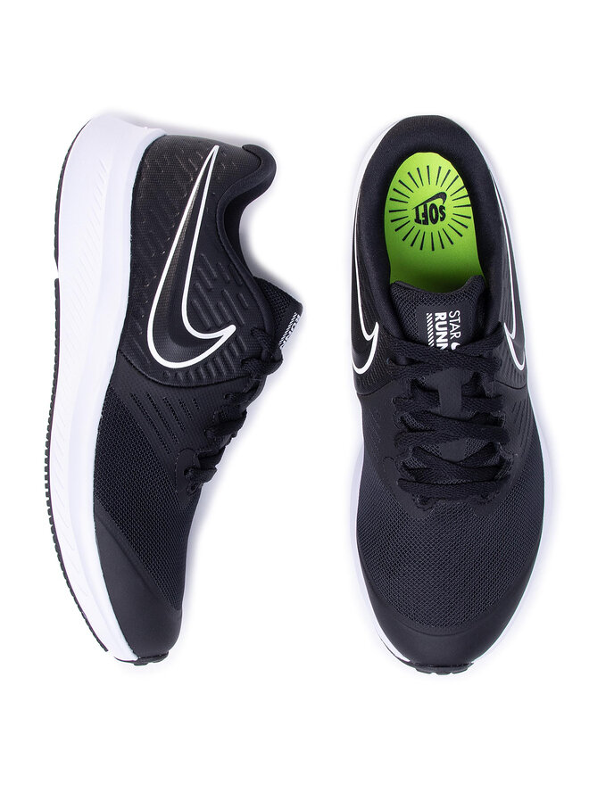 Nike Pantofi pentru alergare Nike Star Runner 2 (Gs) AQ3542 001 Negru