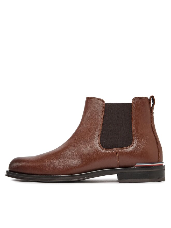 Tommy Hilfiger Боти тип челси Tommy Hilfiger Th Central Cc And Coin Кафяв