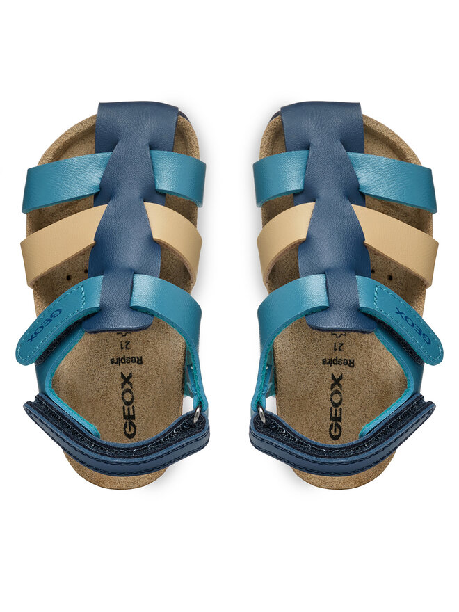 Geox Sandály Geox B Sandal Chalki B452QA 000BC C4169 M Tmavomodrá