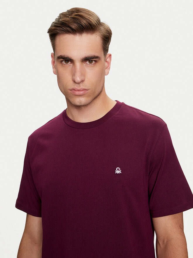 United Colors Of Benetton United Colors Of Benetton Футболка 3MI5J1AF7 Фіолетовий Regular Fit