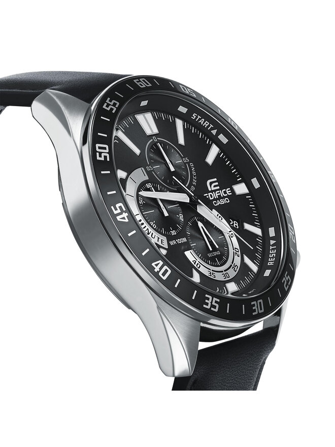 Casio Zegarek Casio Edifice EFV-620L-1AVUEF Czarny