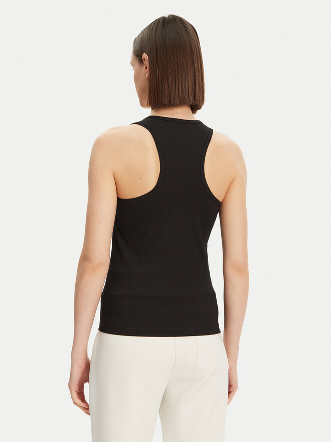 Lacoste Lacoste Τοπ TF4874 Μαύρο Slim Fit