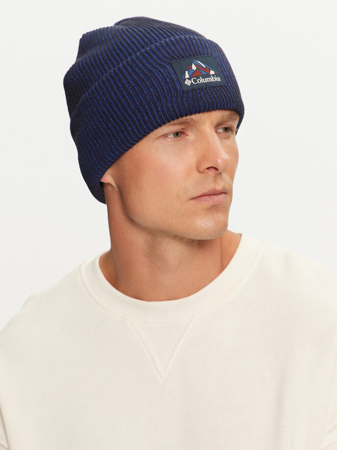 Columbia Шапка Columbia Provisions Cuffed Beanie 2092601 Син